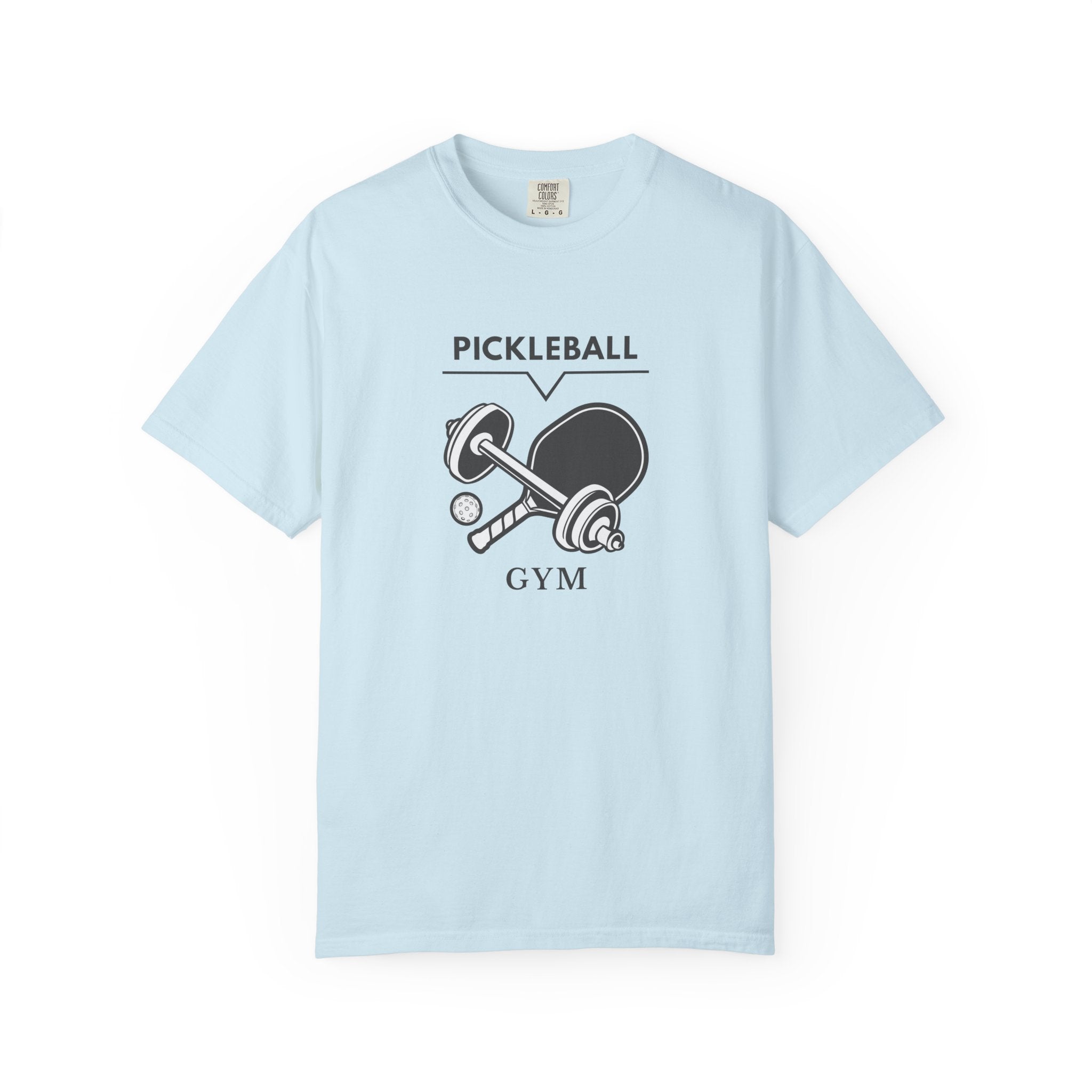 Funny Pickleball Gym T-Shirt | Humorous Workout Tee for Men & Women - Chambray / S