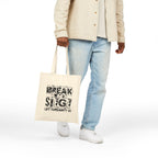 Break the Siege Cotton Canvas Tote Bag - Bags