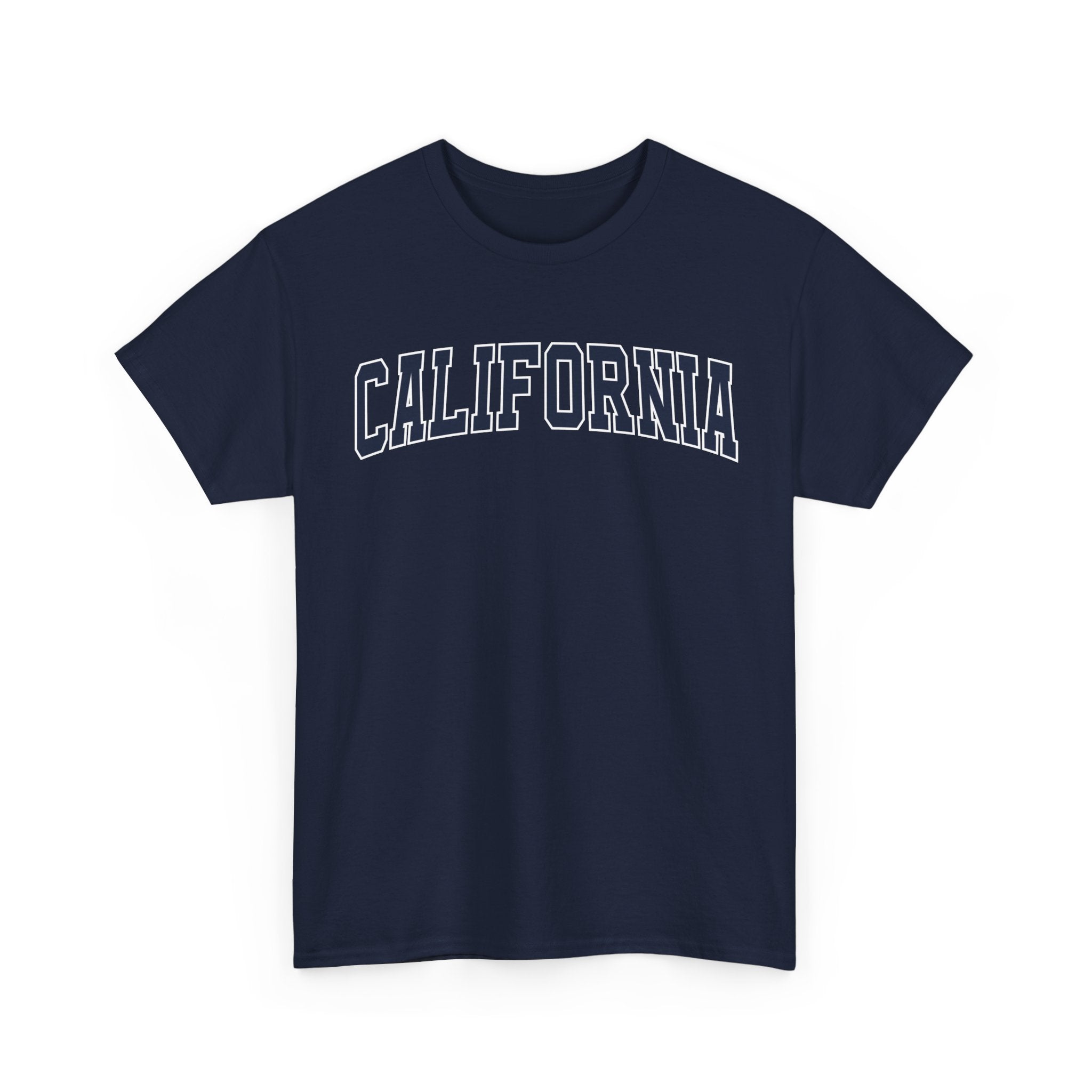 California Vintage Varsity Unisex T-shirt - Navy / S - T-Shirt