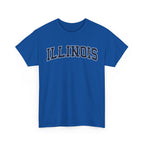Illinois Vintage Varsity Unisex T-shirt - Royal / S - T-Shirt