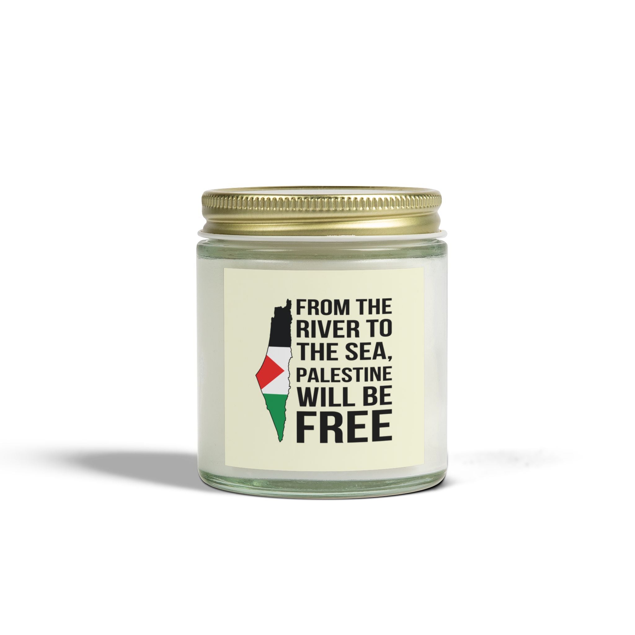 Palestine Freedom Scented Candles - 4oz / Clear / Mango Coconut - Home Decor