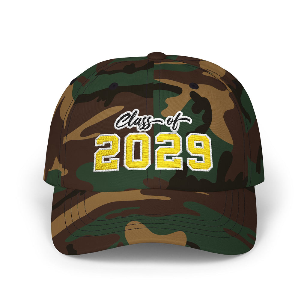 Class of 2029 Dad Cap - Green Camo / One size - Hats