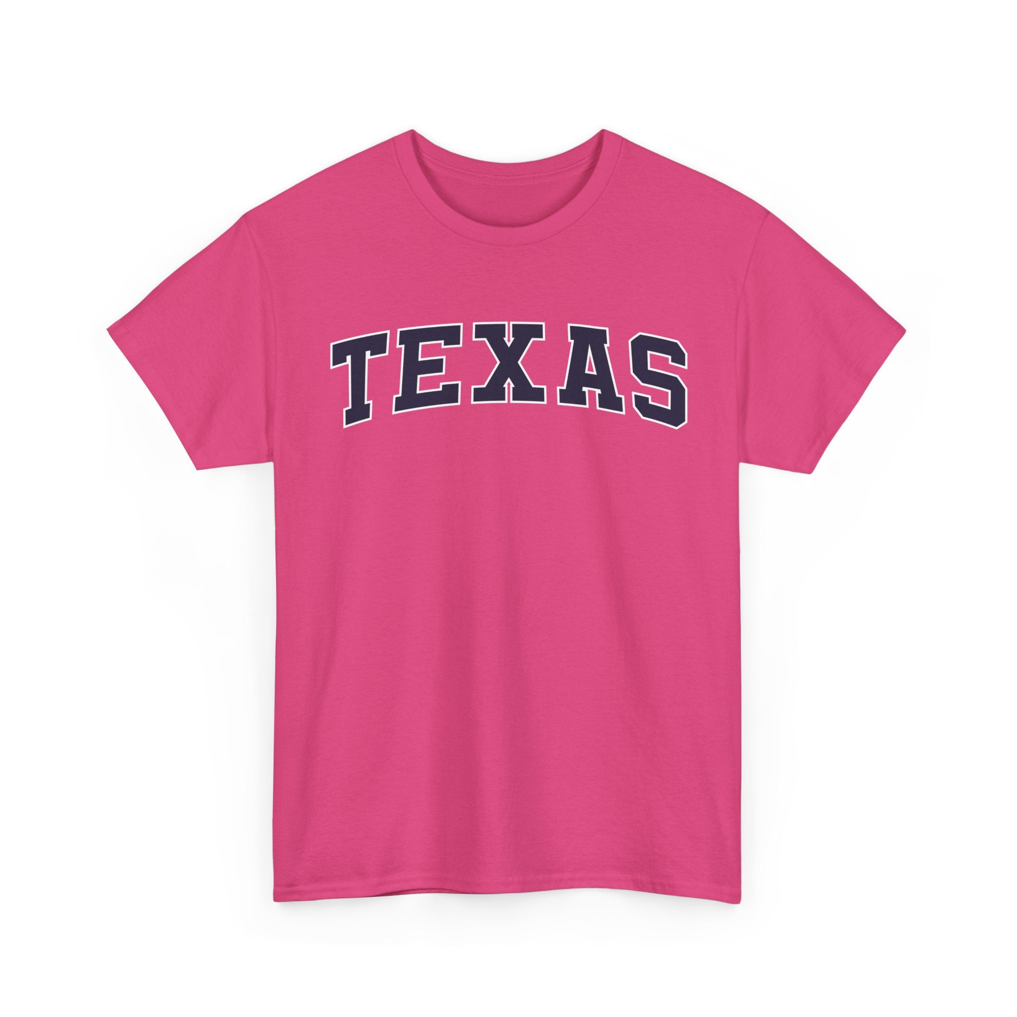 Texas Vintage Varsity Unisex T-shirt - Heliconia / S - T-Shirt