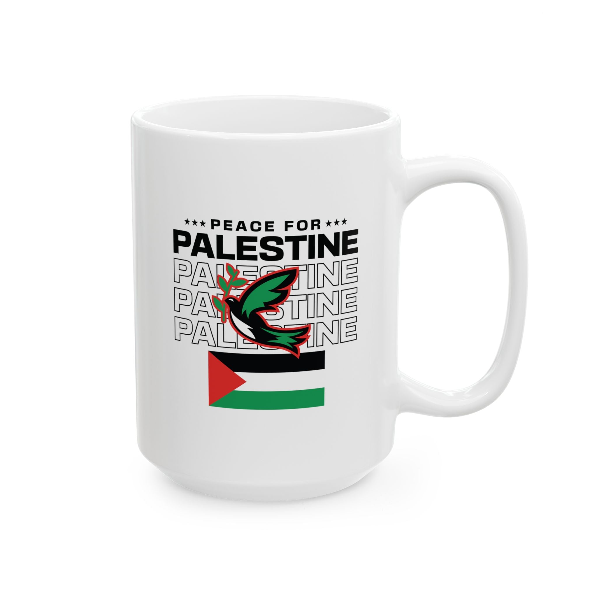 Peace for Palestine Ceramic Mug