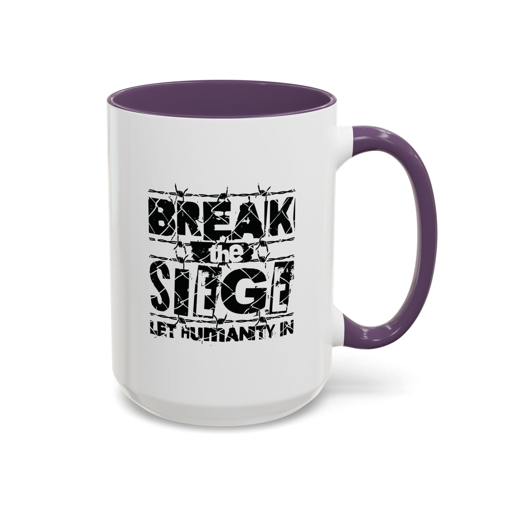 Break the Siege Accent Coffee Mug