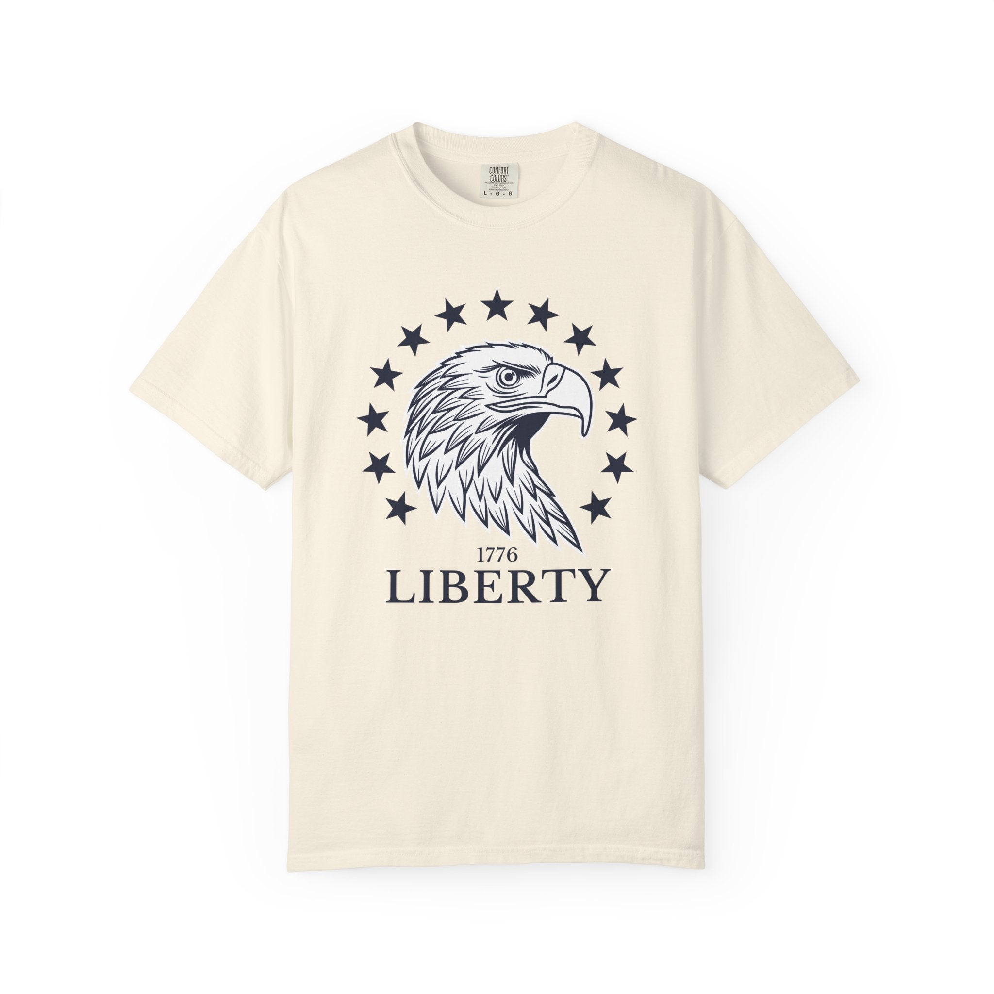 Liberty Graphic Eagle T-Shirt - Ivory / S