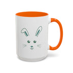 Cute Bunny Rabbit Accent Mug
