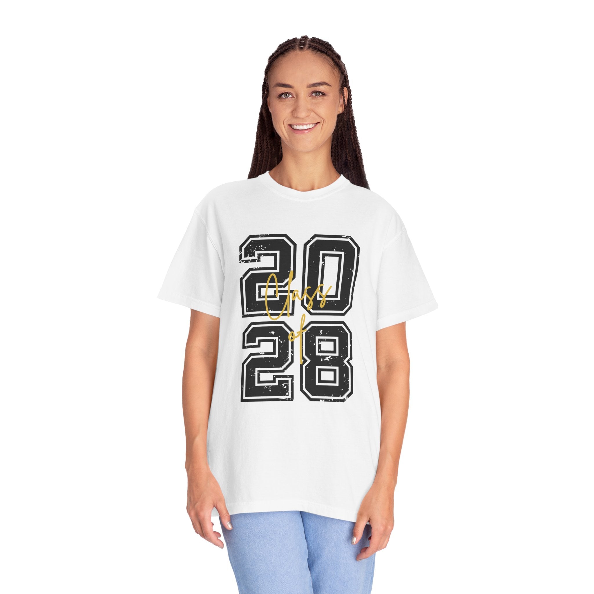 Graduation Unisex T-Shirt 2028 Customizable College Tee High School Graduation Gift Trendy Casual Wear - T-Shirt