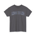 Gray t-shirt with 'RHODE ISLAND' text on a white background