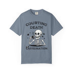 Coffee Skeleton Shirt | Humorous Caffeine Addict Tee - Blue Jean / S - T-Shirt