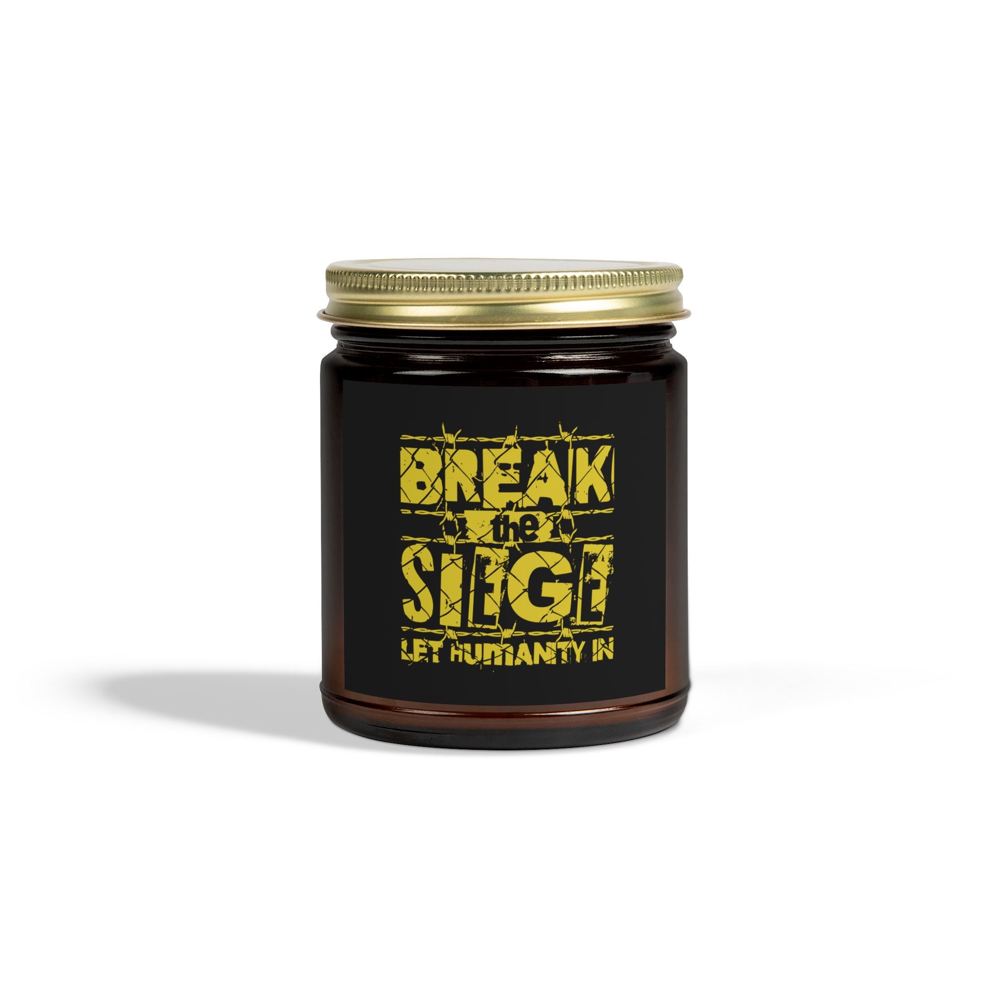 Break the Siege Scented Candles - 9oz / Amber / Beachwood - Home Decor