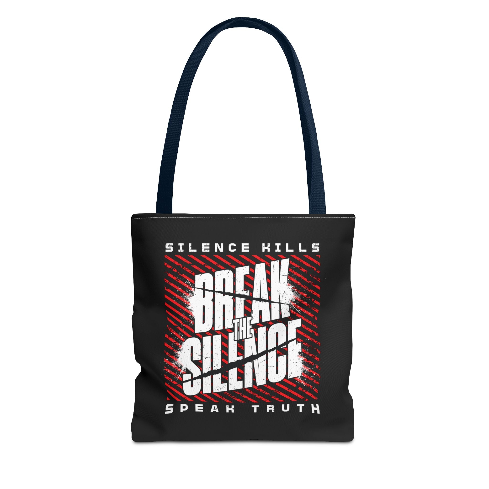 Break the Silence Tote Bag - 13’’ × / Navy - Bags