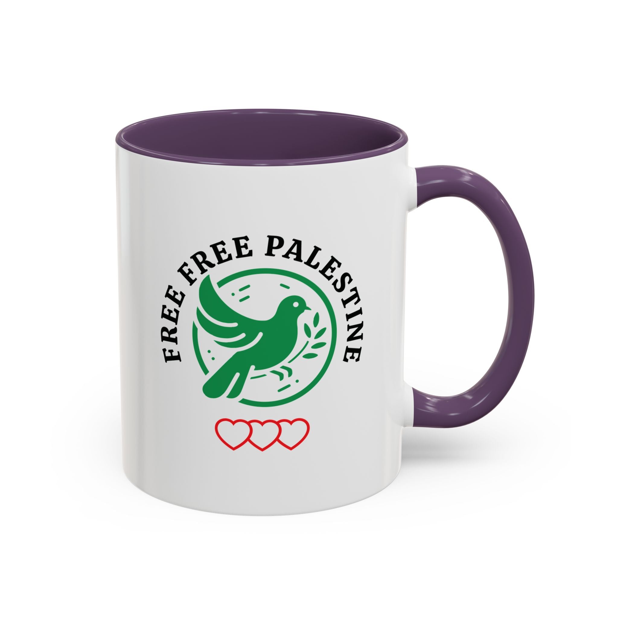Free Palestine Accent Coffee Mug