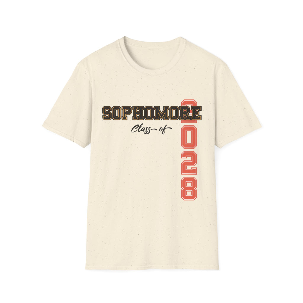 Sophomore Class of 2028 T-Shirt | Graduation Shirt | School Spirit Tee | Trendy Back to School Apparel | Gift