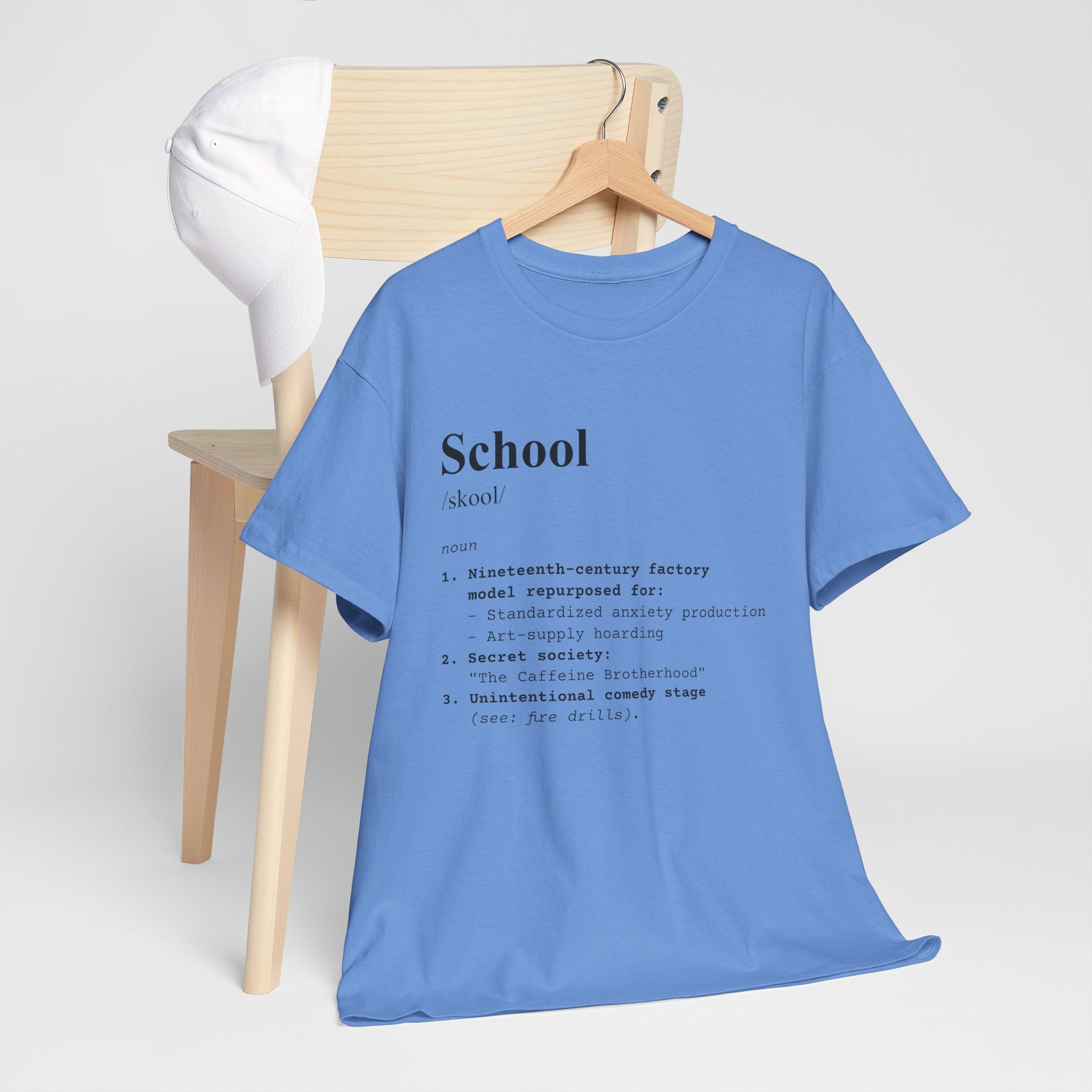 School Definition Unisex Tee Perfect for Students Teachers Casual Wear Back to School Birthday Gifts Graduation