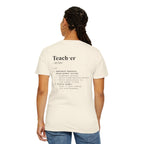 Teacher Definition T-Shirt (V1 - Back Print) - T-Shirt