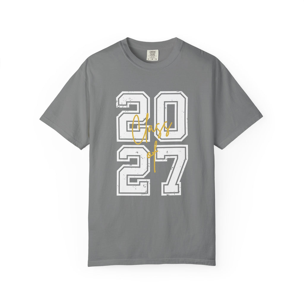Class of 2027 T-Shirt — Graduation Senior Year Tee - Grey / S - T-Shirt