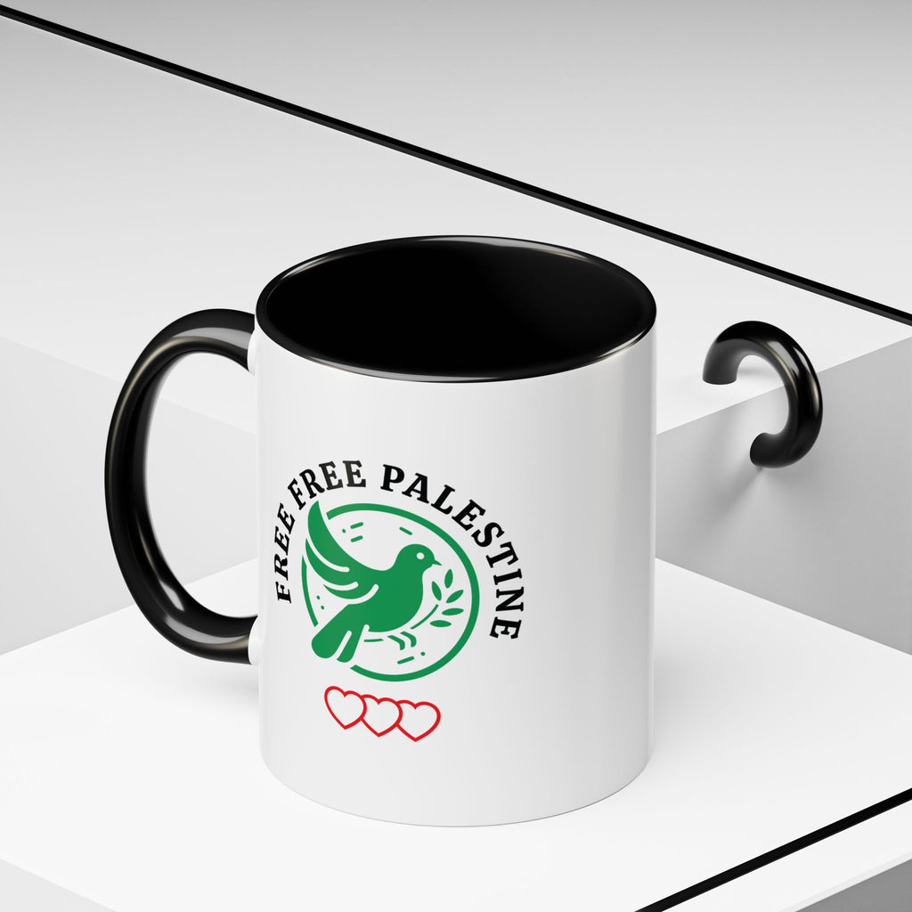 Free Palestine Accent Coffee Mug