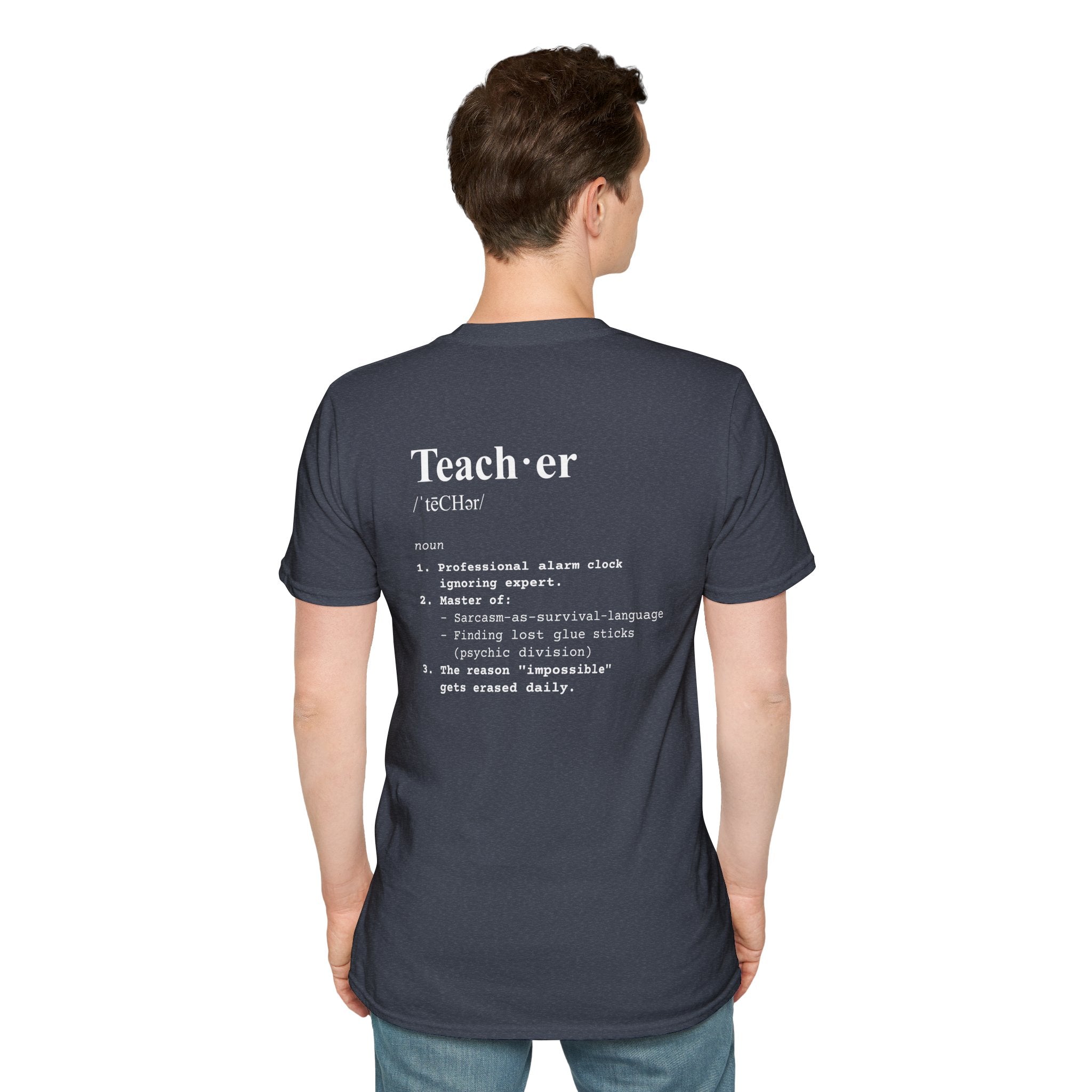 Teacher Definition T-Shirt (V3 - Back Print) - T-Shirt