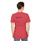 Teacher Definition T-Shirt (V3 - Back Print) - T-Shirt