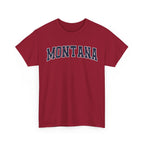 Montana Vintage Varsity Unisex T-shirt - Cardinal Red / S - T-Shirt