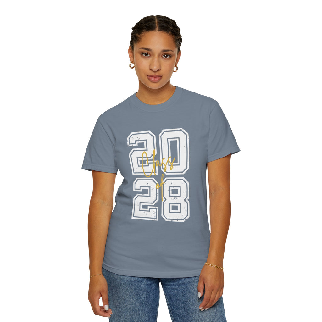 Graduation Unisex T-Shirt 2028 Customizable College Tee High School Graduation Gift Trendy Casual Wear - T-Shirt