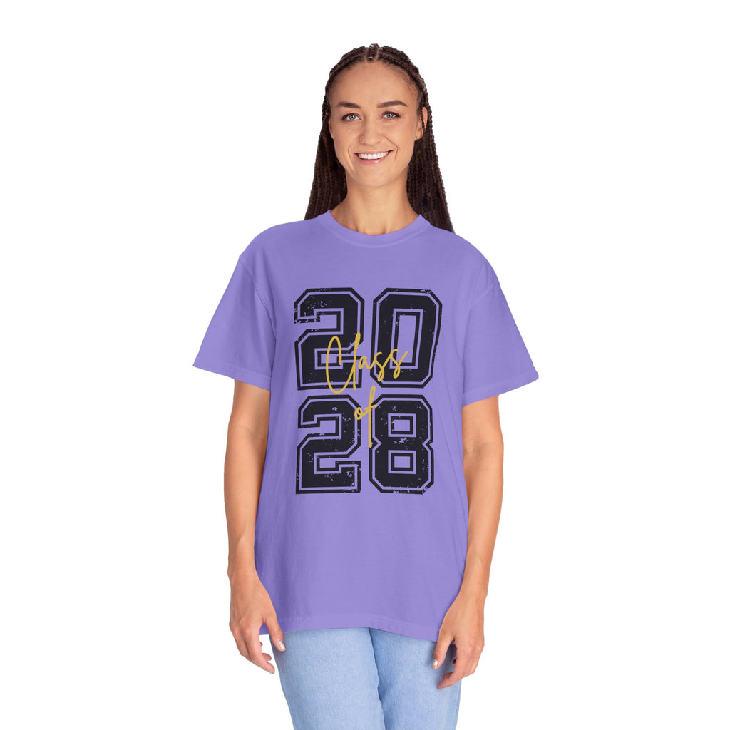 Graduation Unisex T-Shirt 2028 Customizable College Tee High School Graduation Gift Trendy Casual Wear - T-Shirt