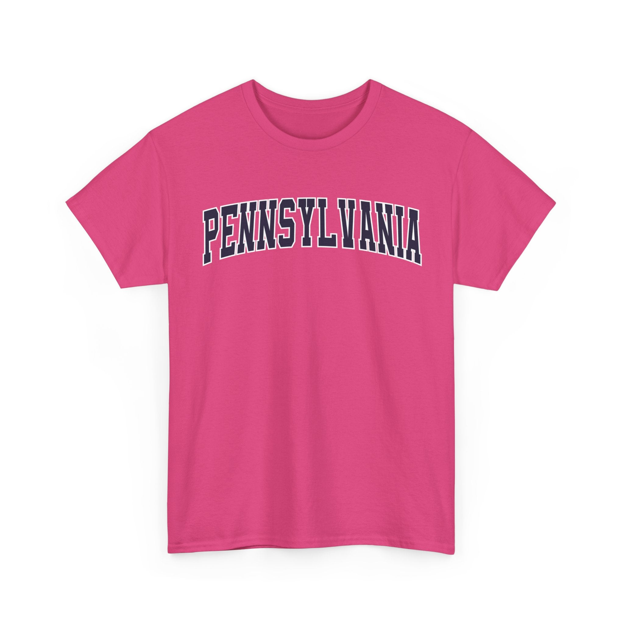 Pennsylvania Vintage Varsity Unisex T-shirt - Heliconia / S - T-Shirt
