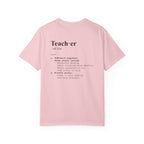 Teacher Definition T-Shirt (V1 - Back Print) - Blossom / S - T-Shirt