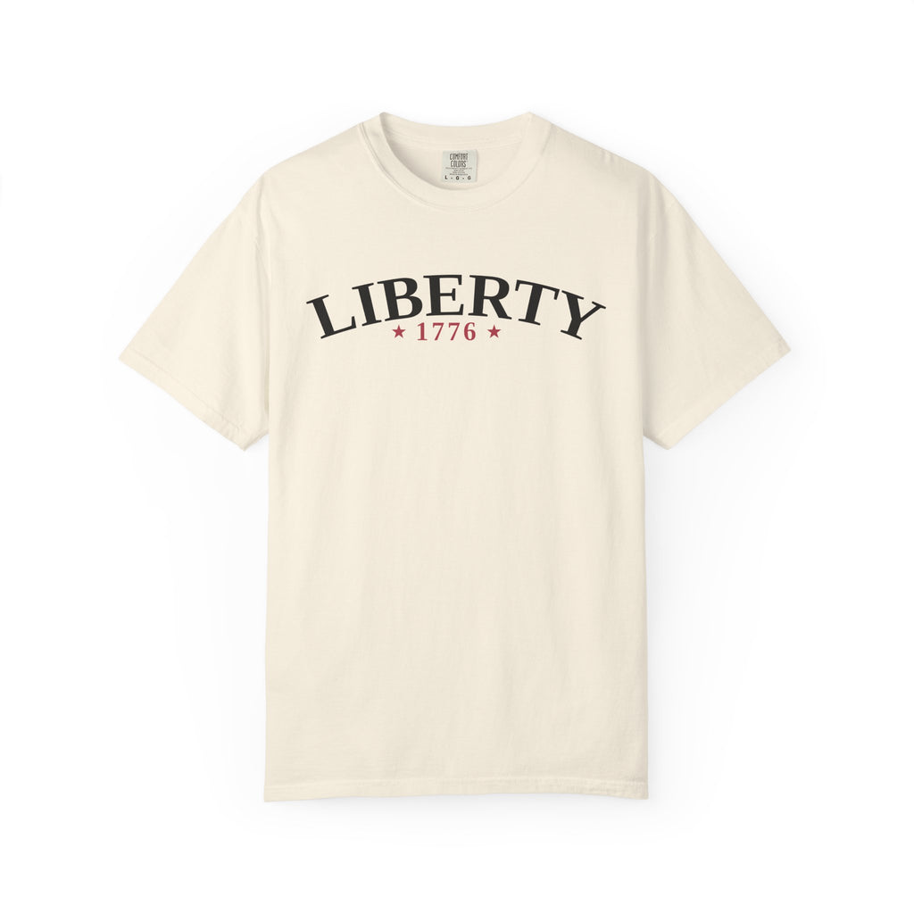 Liberty Typography T-Shirt - Ivory / S