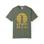 NYC Sunset Graphic T-Shirt - Moss / S