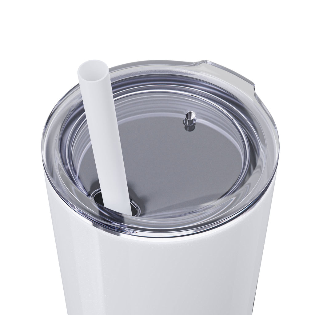 Cute Bunny Skinny Tumbler 20oz with Straw - Mug
