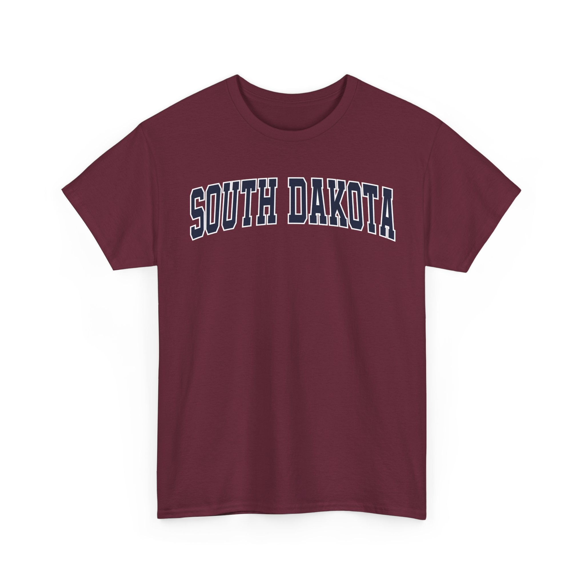 South Dakota Vintage Varsity Unisex T-shirt - Maroon / S - T-Shirt