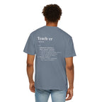 Teacher Definition T-Shirt (V1 - Back Print) - T-Shirt