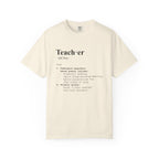 Teacher Definition T-Shirt (V1) - Ivory / S - T-Shirt