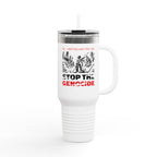 Stop the Genocide Insulated Travel Mug