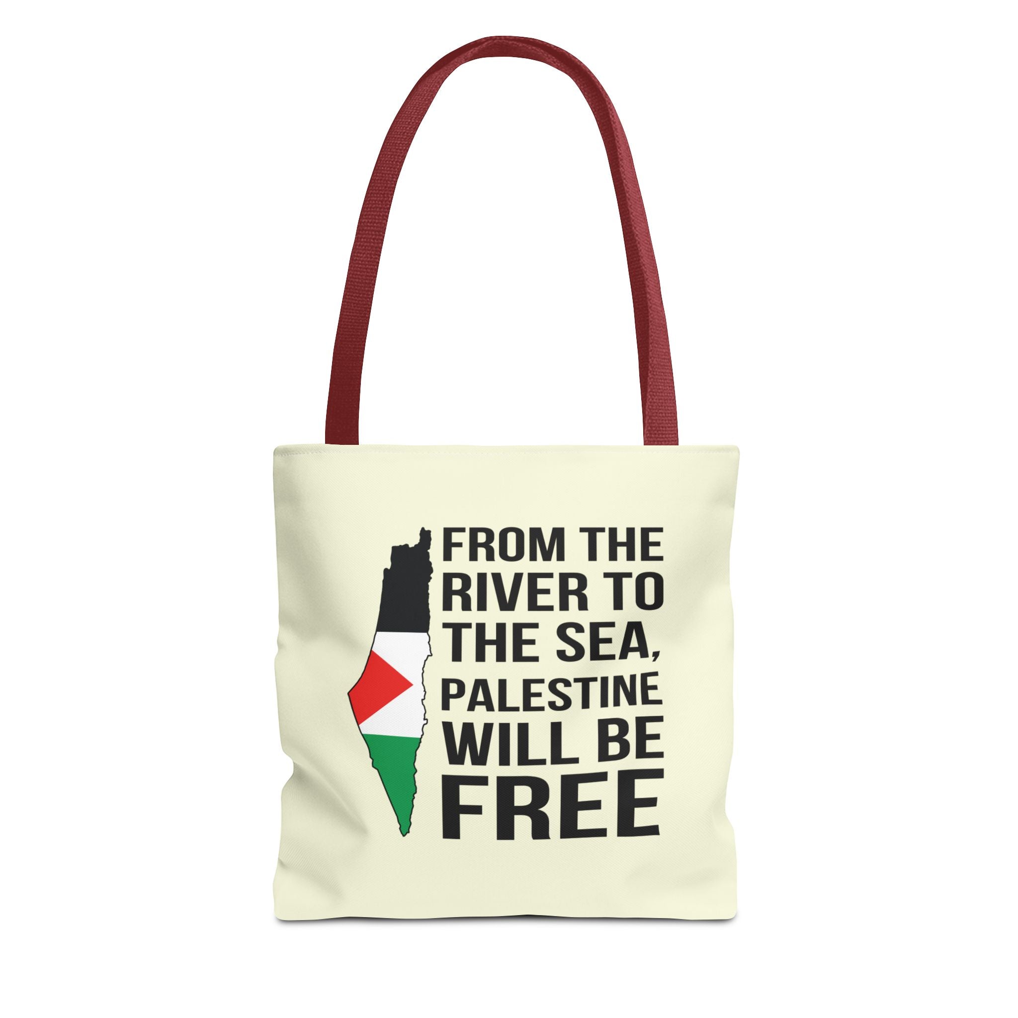Palestine Pride Tote Bag - 13’’ × / Red - Bags
