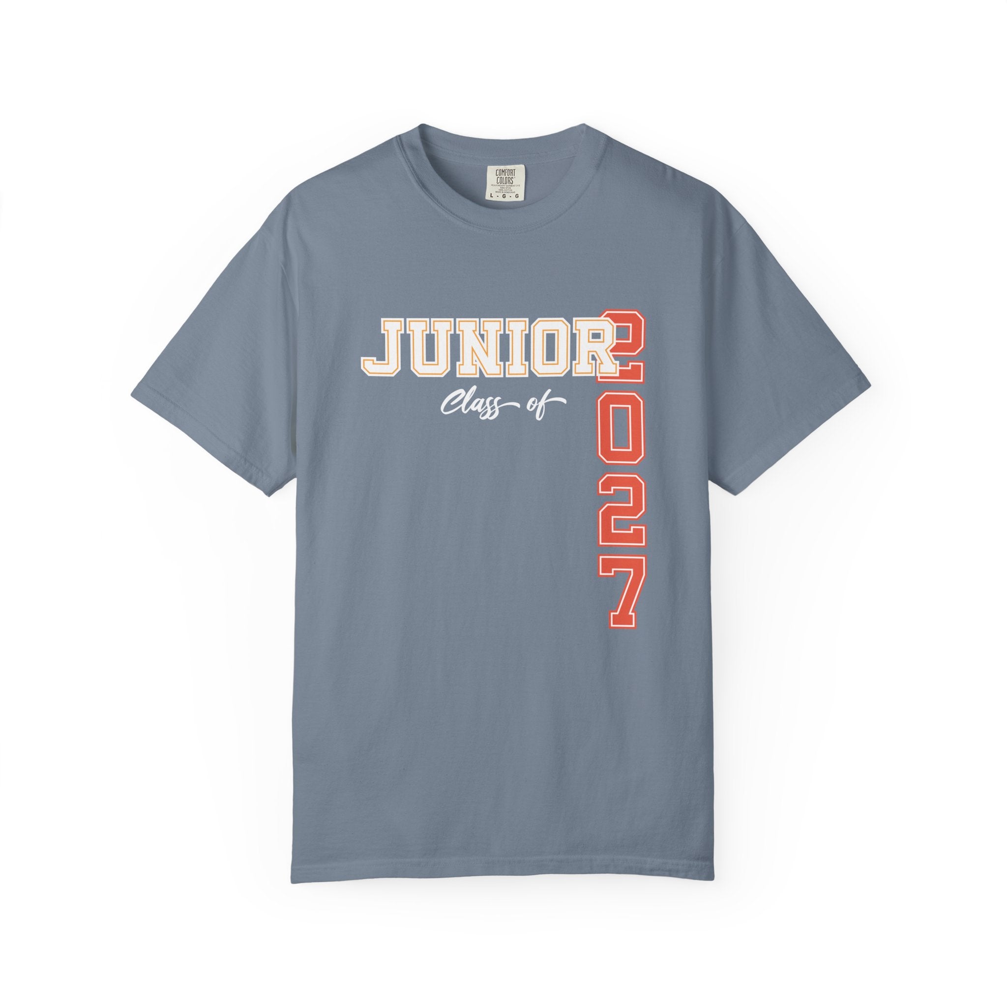 Junior Class of 2027 T-Shirt | Graduation Shirt | School Spirit Tee | Trendy Youth Apparel | Back to School Gift - Blue
