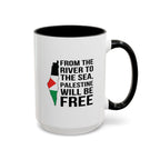Palestinian Spirit Accent Coffee Mug - 15oz / Black