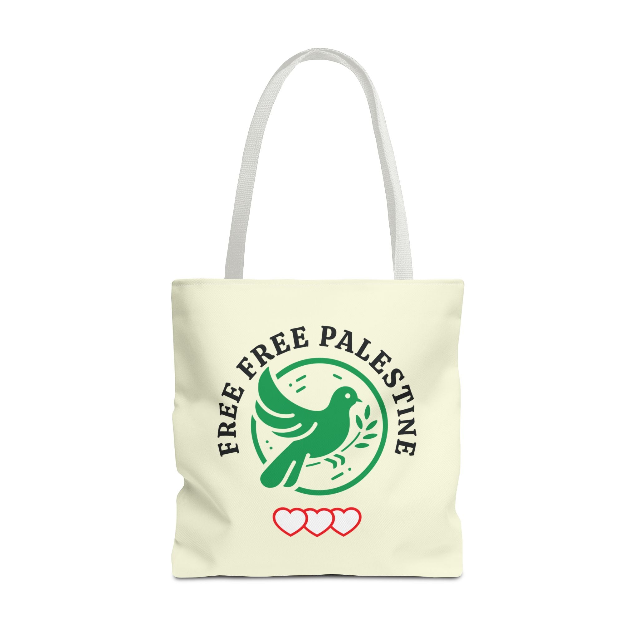 Free Palestine Tote Bag - 18’’ × / White - Bags