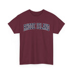 Rhode Island Vintage Varsity Unisex T-shirt - Maroon / S - T-Shirt