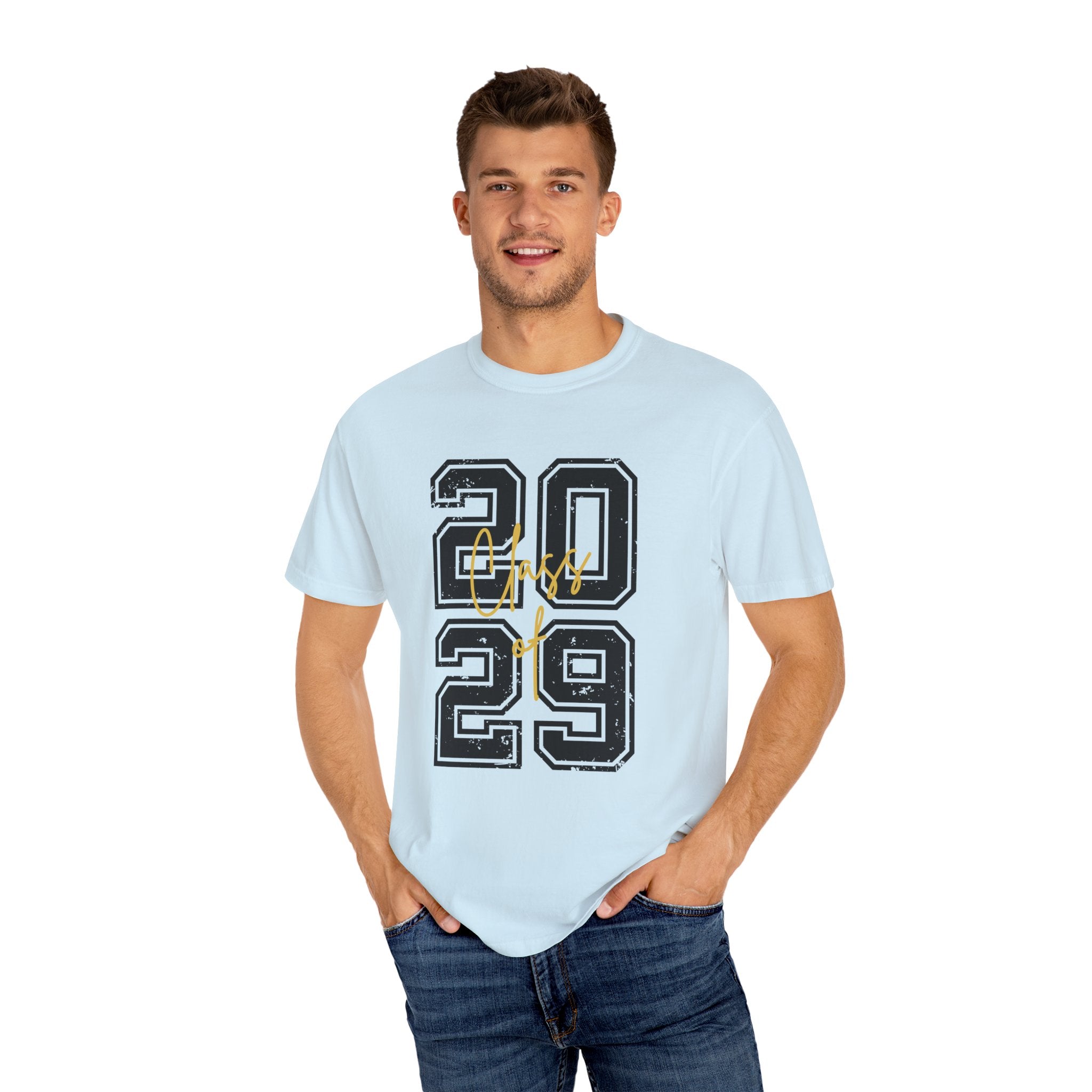Class of 2029 Vintage Unisex T-Shirt Trendy Graphic Tee for Celebrations Comfortable Everyday Wear Unique Gift Idea