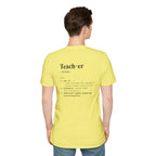 Teacher Definition T-Shirt (V5 - Back Print) - T-Shirt
