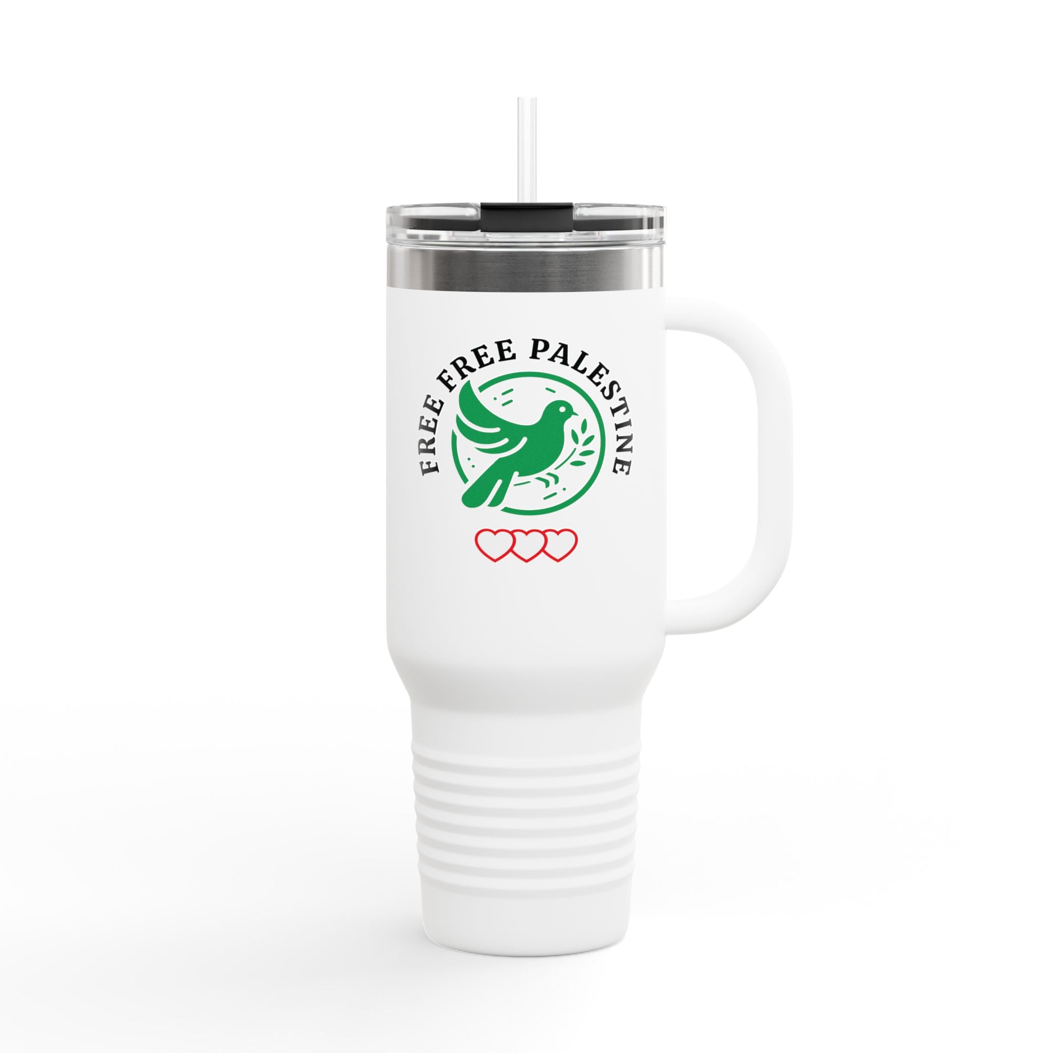 Free Palestine Insulated Travel Mug