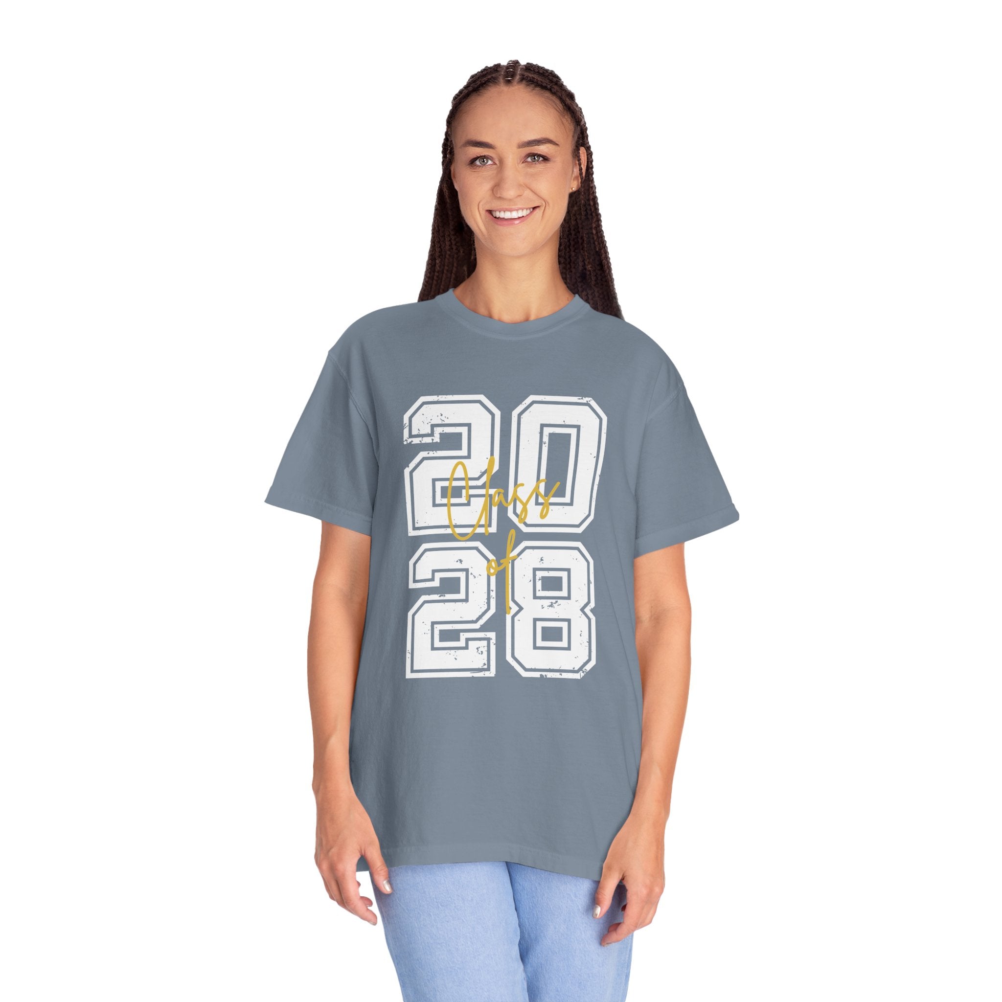 Graduation Unisex T-Shirt 2028 Customizable College Tee High School Graduation Gift Trendy Casual Wear - T-Shirt