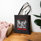 Stop the Genocide Cotton Canvas Tote Bag - Bags