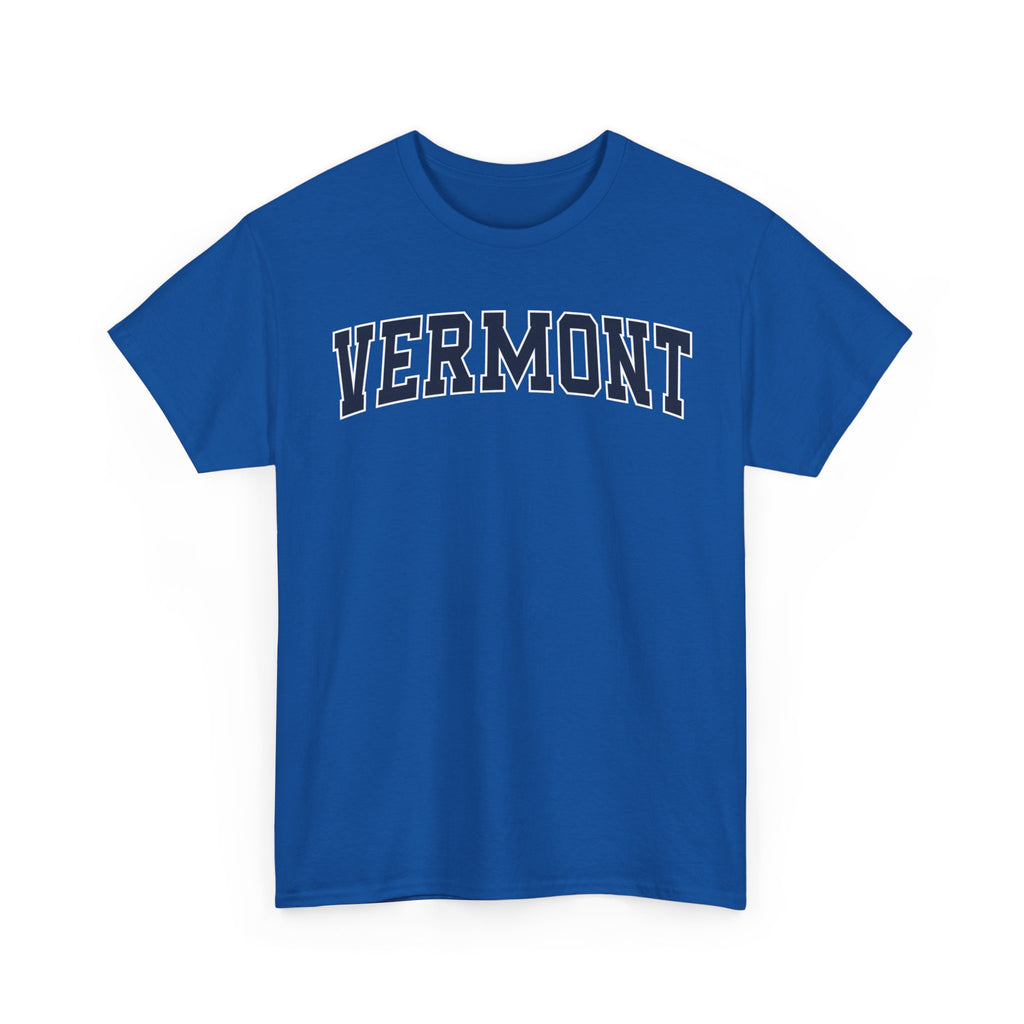 Vermont Vintage Varsity Unisex T-shirt - Royal / S - T-Shirt