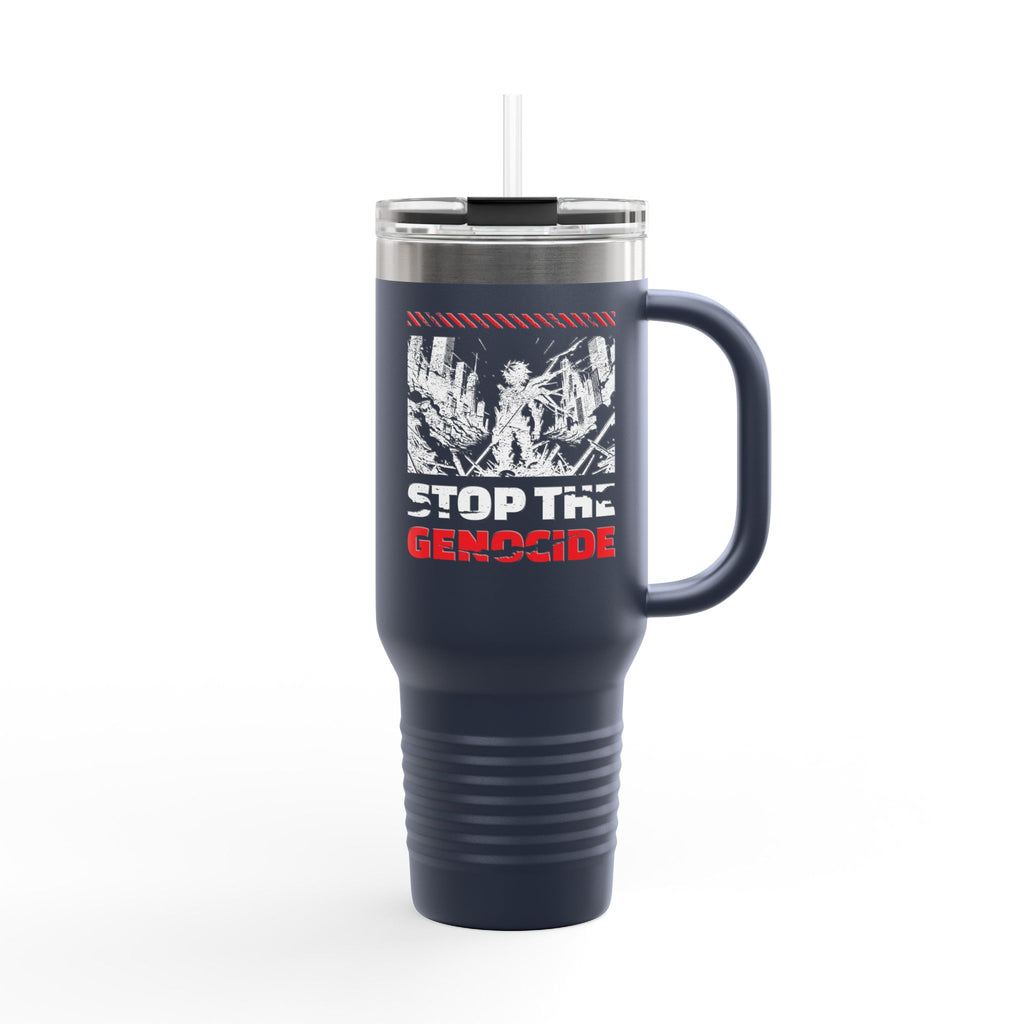 Stop the Genocide Insulated Travel Mug