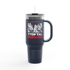 Stop the Genocide Insulated Travel Mug