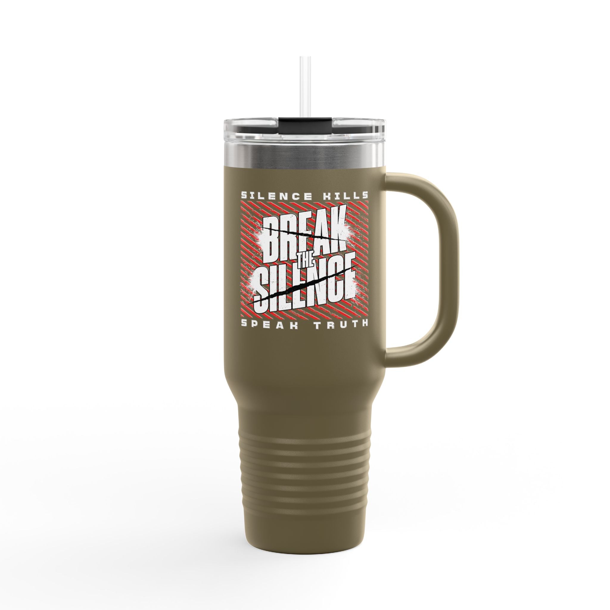 Break the Silence Insulated Travel Mug